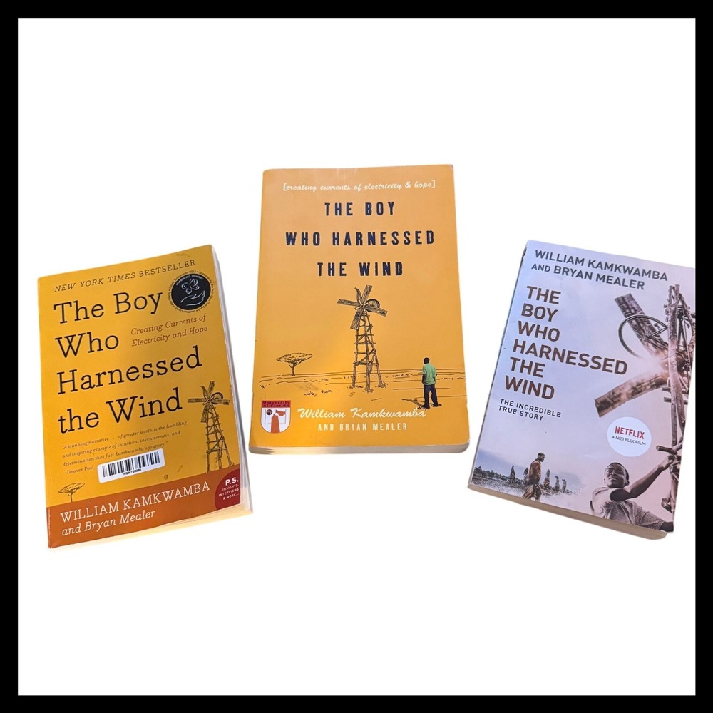 The Boy Who Harnessed the Wind Book‎ William Kamkwamba True Story Paperback